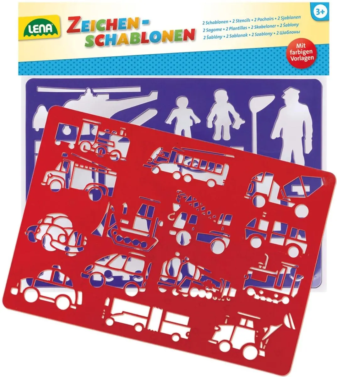 Lena Tekensjablonen Vervoersmiddelen