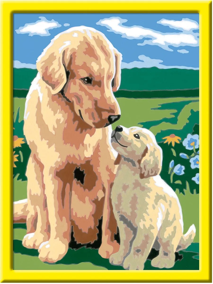 Ravensburger CreArt Motherly Love Schilderen op nummer - Multicolor - 15 verven