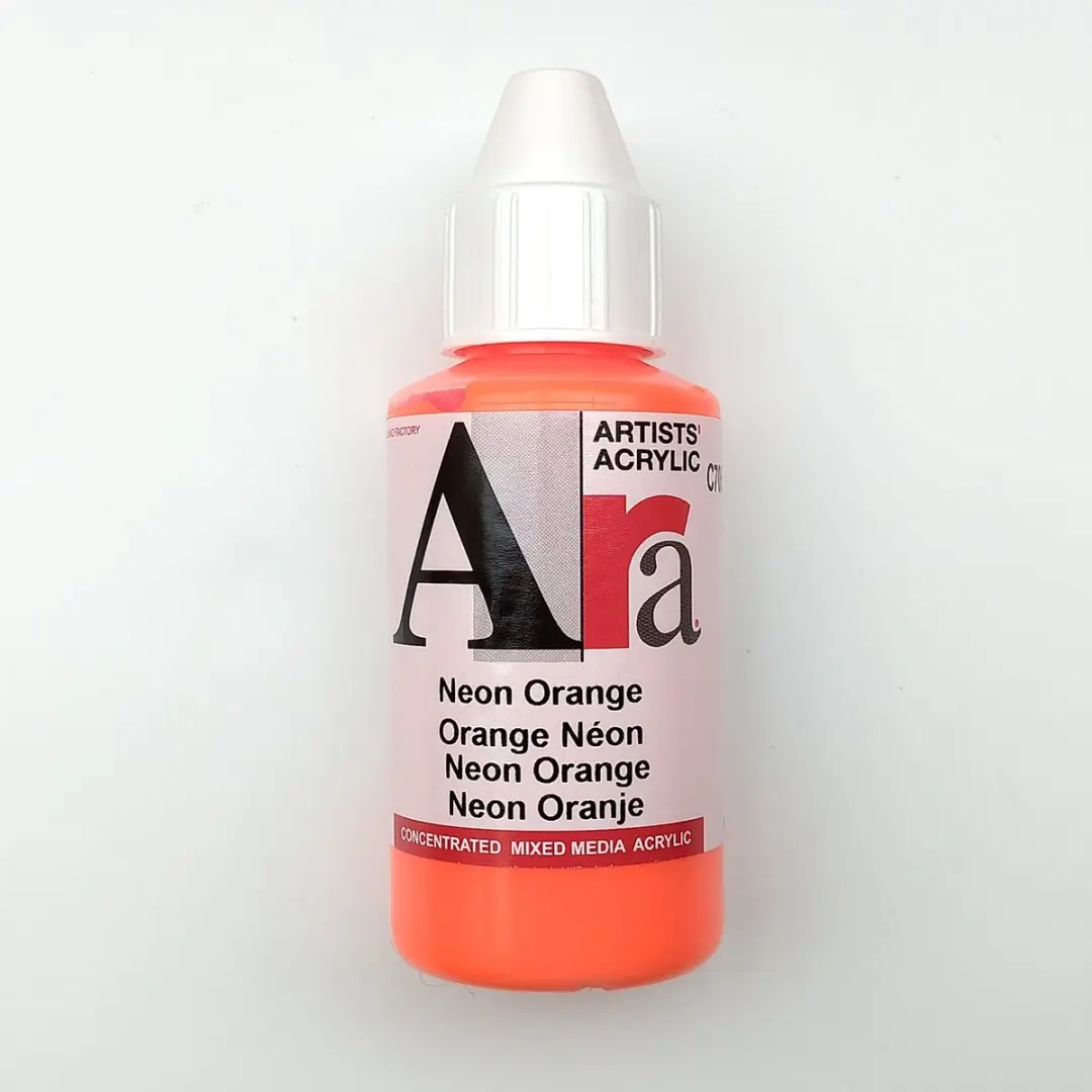 Ara Acrylverf Neon Oranje 100ml