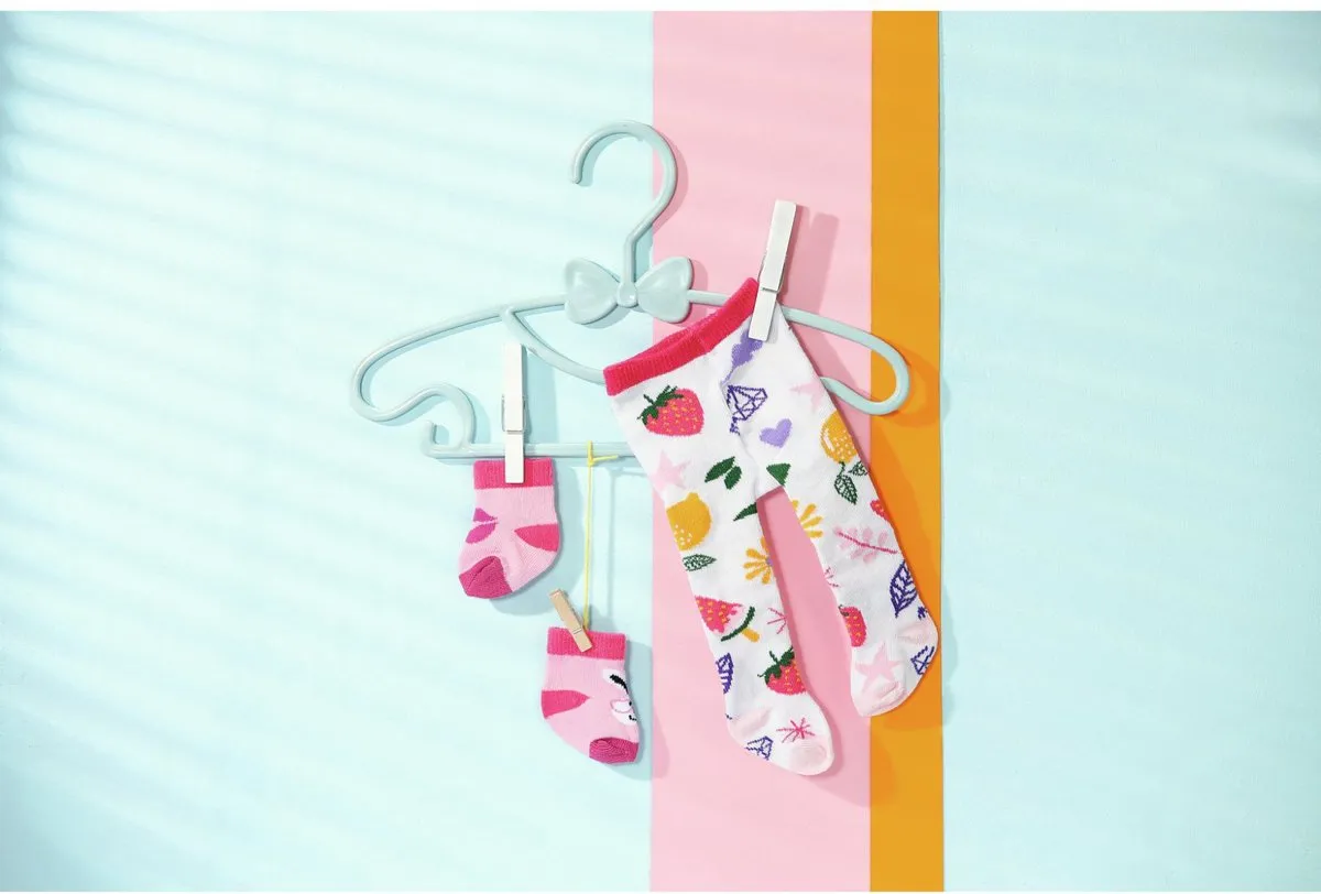 Baby Born Maillot en Sokjes Assorti - Multi