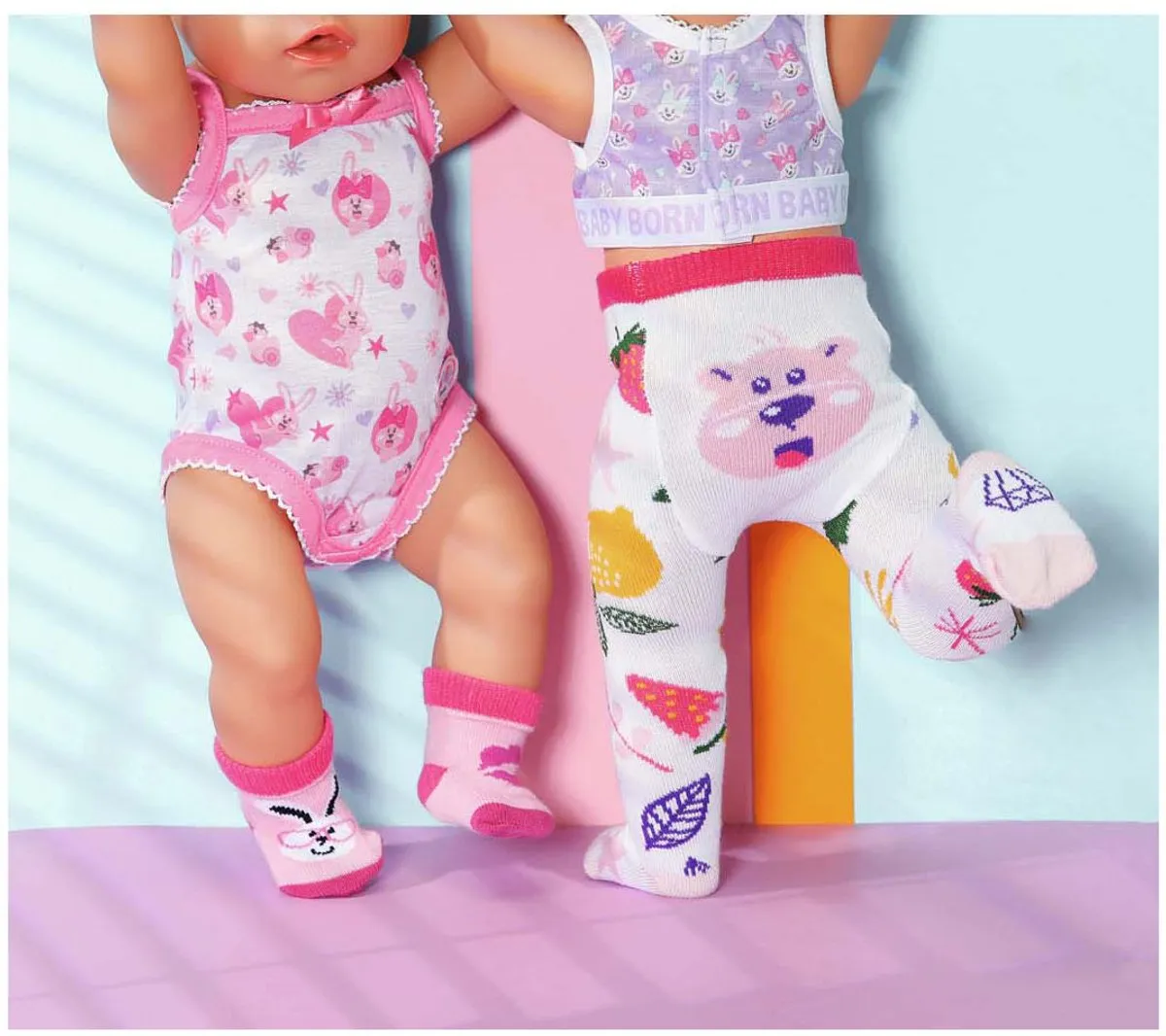 Baby Born Maillot en Sokjes Assorti - Multi