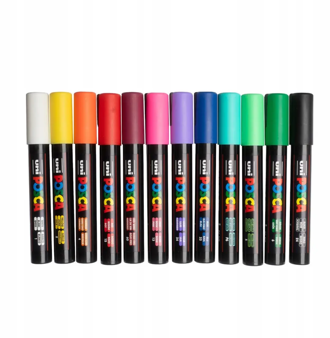 Posca PC-5M Markersset 12-delig - Veelkleurig
