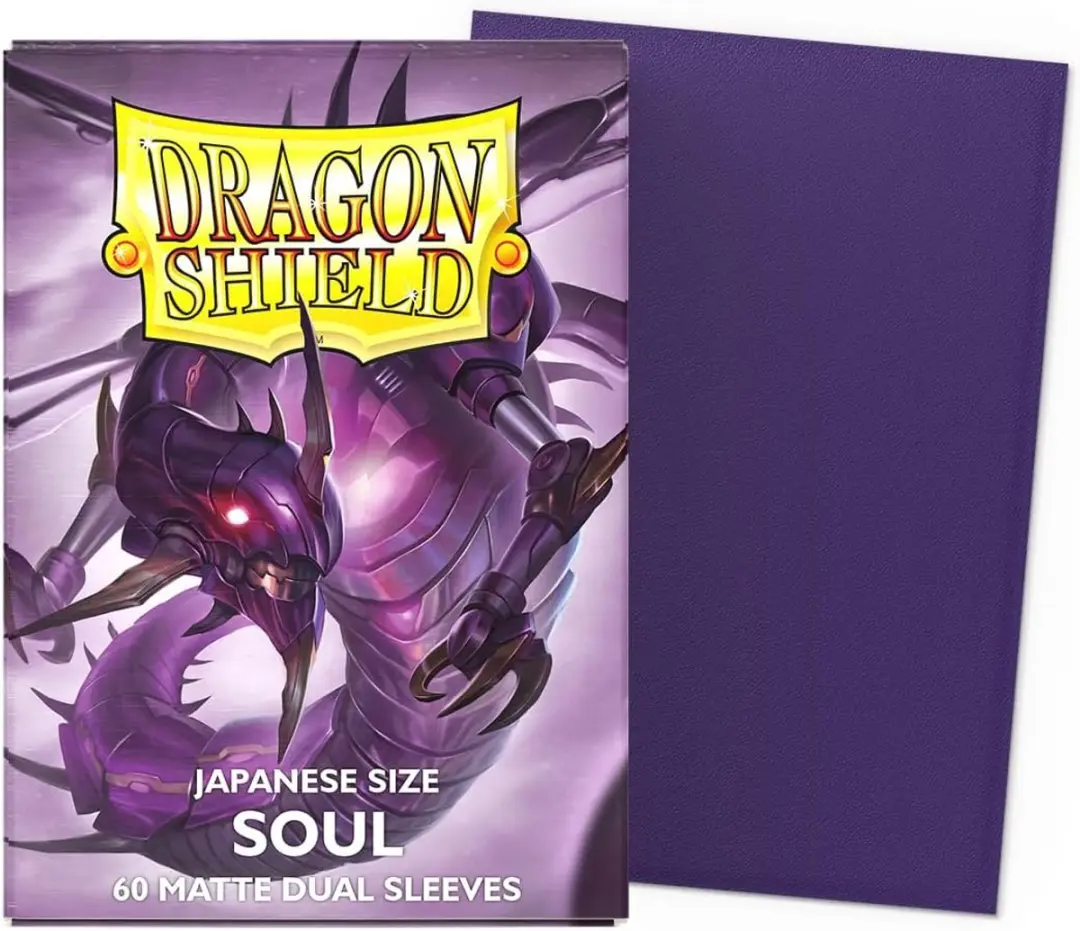 Asmodee Dragon Shield TCG Sleeves - 60 Stuks - Paars Metallic