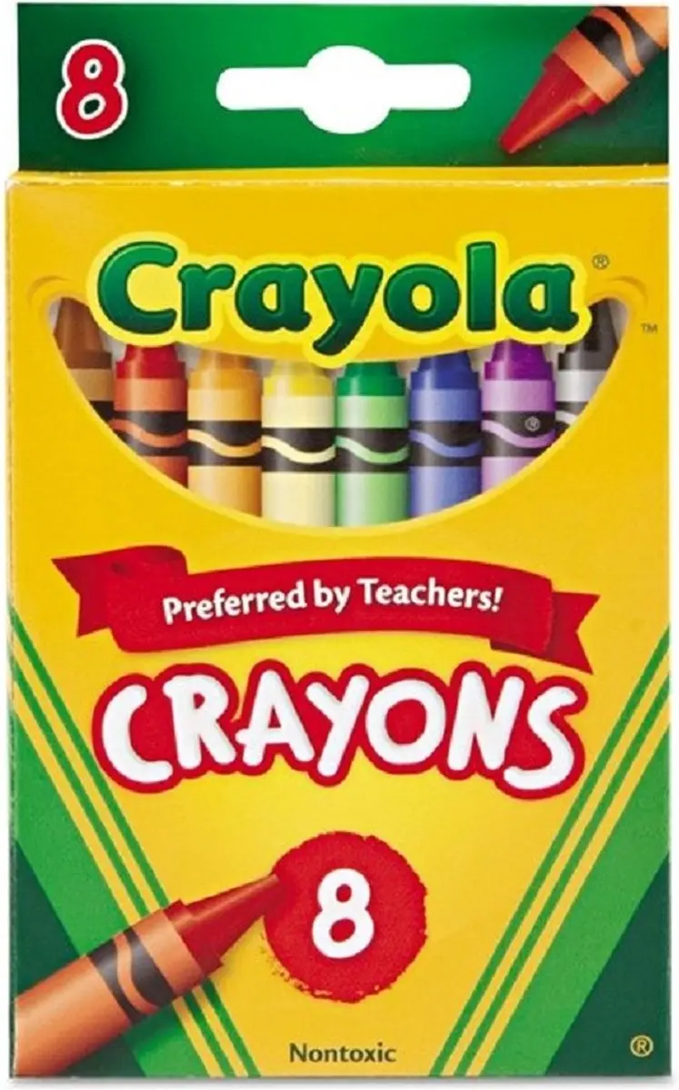 Crayola Waskrijtjes 8 Stuks - Diverse kleuren