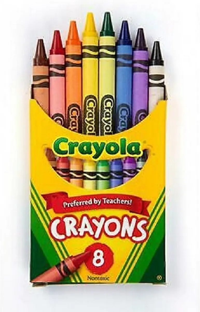 Crayola Waskrijtjes 8 Stuks - Diverse kleuren