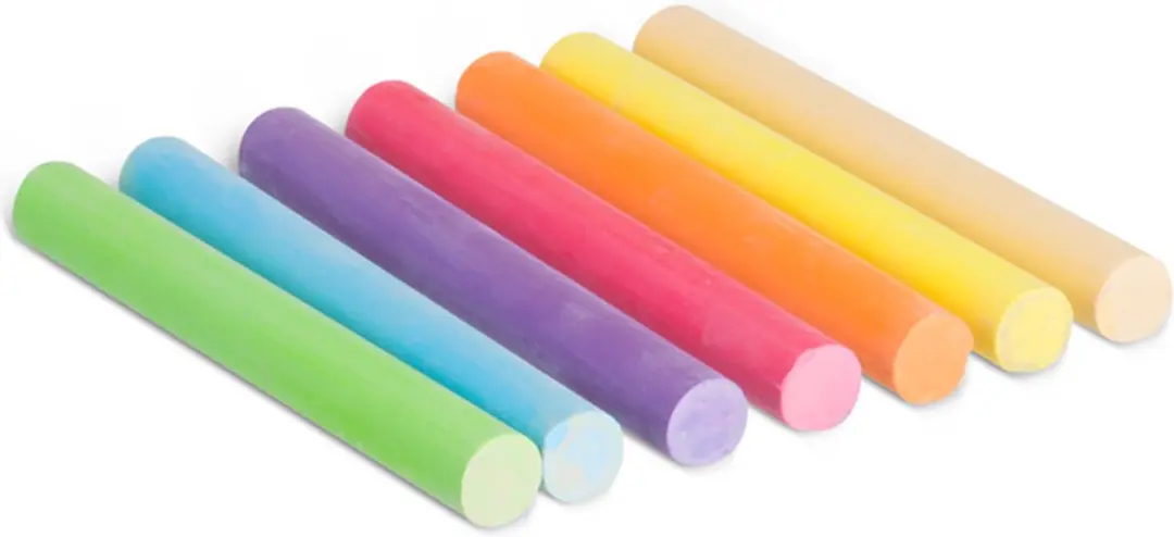 Creativ Company Primo Schoolbordkrijtjes - 10 Stuks - Multi