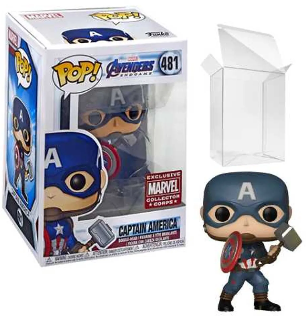 Funko Pop! Marvel Avengers Endgame Captain America #481 - Multi