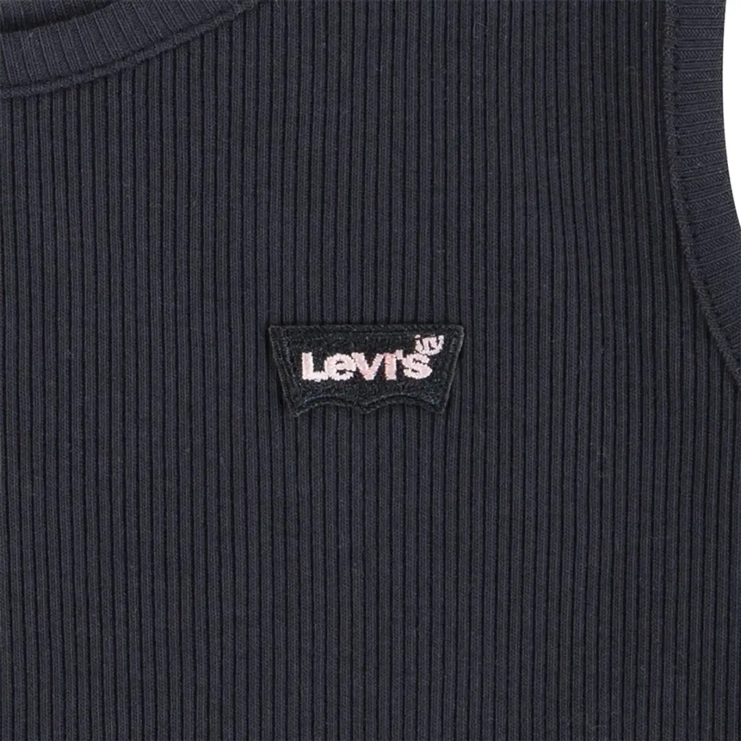 Levi's Kids Meet And Greet Ribbed T-shirt - 128 Black