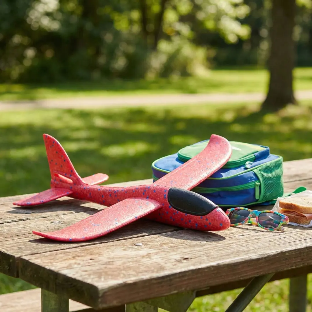 Eddy Toys Foam Zweefvliegtuig 47cm - Assorti