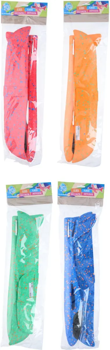 Eddy Toys Foam Zweefvliegtuig 47cm - Assorti