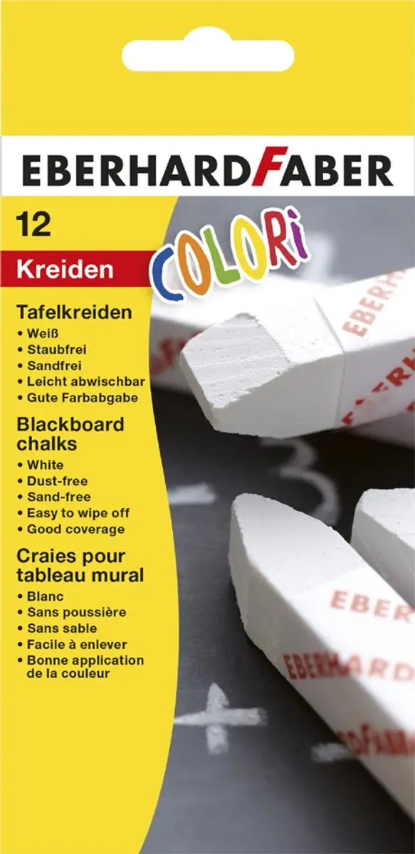 Eberhard Faber Colori Bordkrijt - 12 Stuks EF-526012