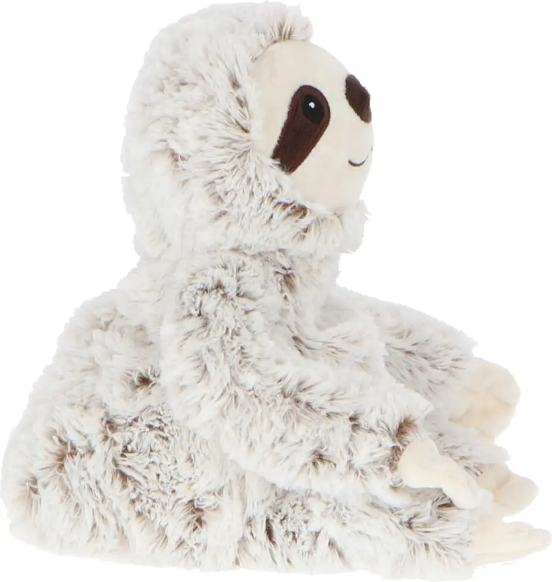 Warmies Magnetronknuffel Luiaard 30cm - Grijs - afbeelding 6 van 6