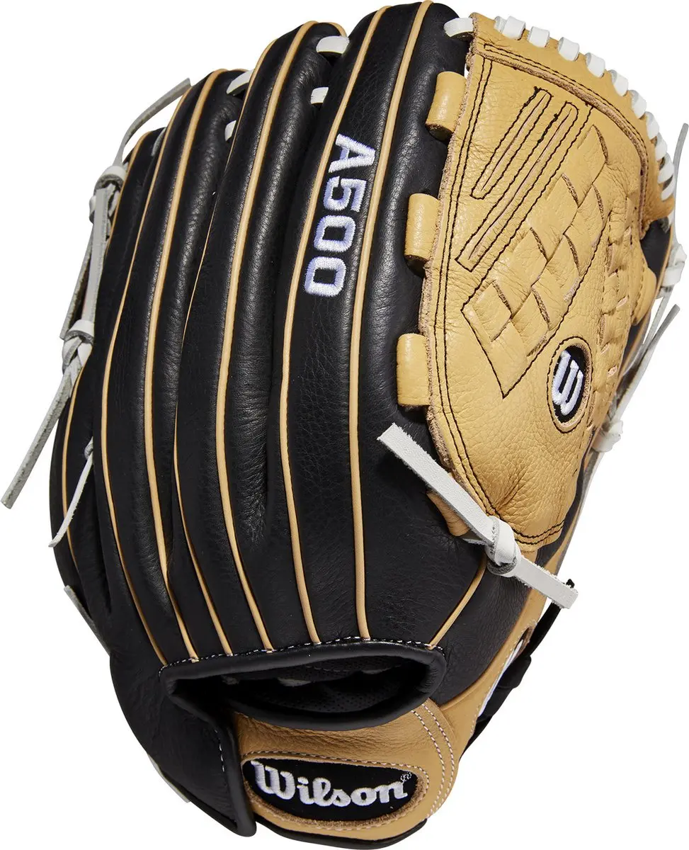 Wilson MLB Siren A500 Softbal Handschoen 12,5 inch - Zwart/Wit