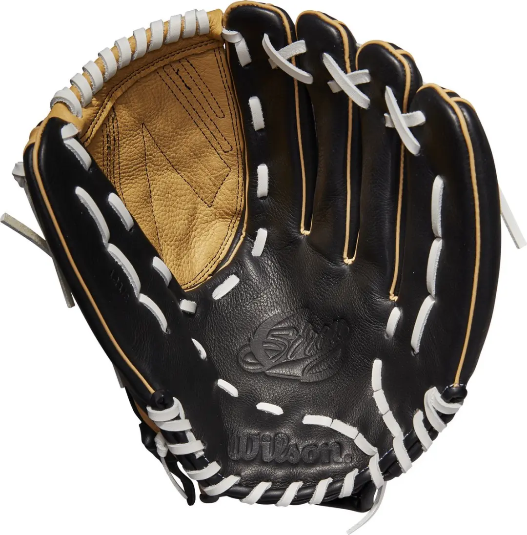Wilson MLB Siren A500 Softbal Handschoen 12,5 inch - Zwart/Wit