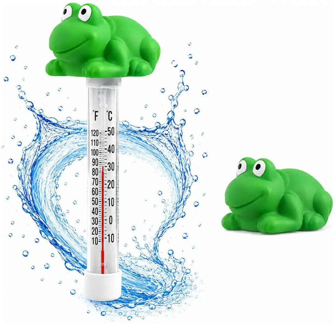 Bellatio Design Zwembadthermometer Kikker