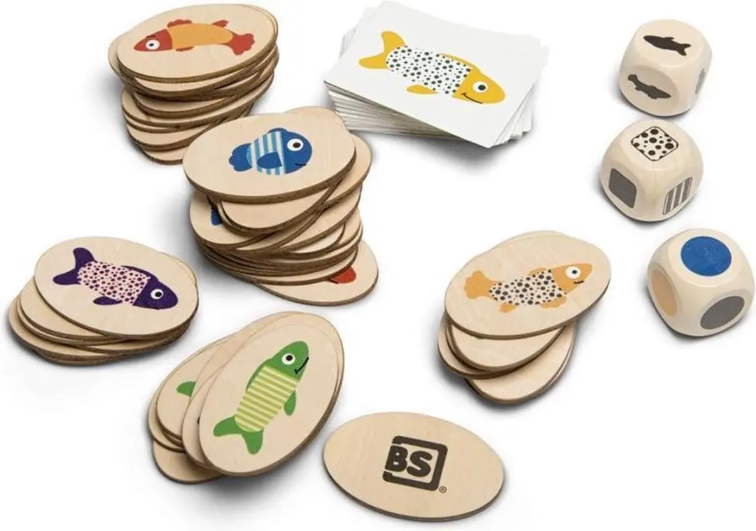 BS Toys Find the Fish Actief Spel - Meerkleurig