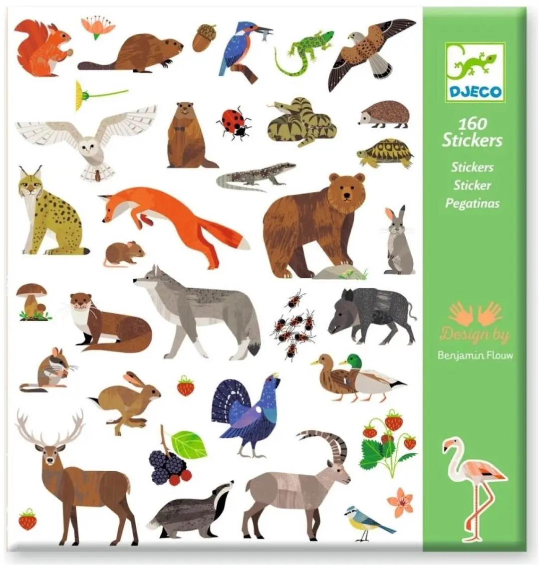 Djeco Stickers Fauna