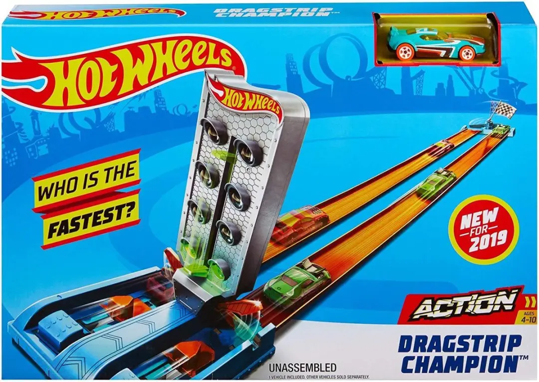 Hot Wheels Action Championship Trackset GBF81/GBF82 - Multicolor