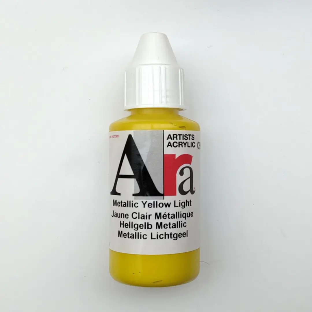 Ara Acrylverf Metallic Lichtgeel C530