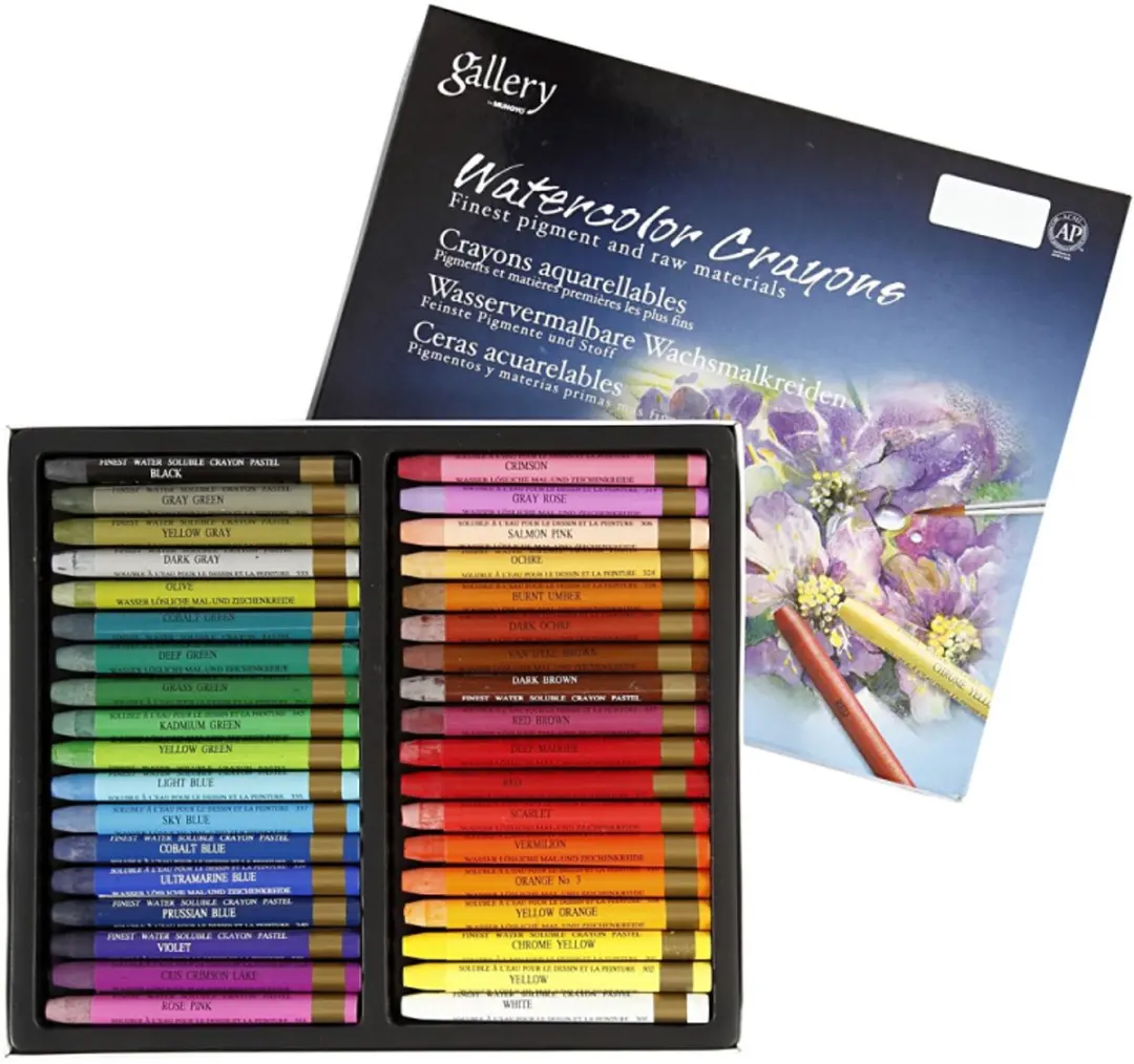 Mungyo Gallery Aqua Crayons Aquarelkrijt 36 Stuks