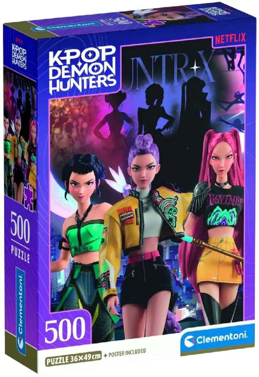 Clementoni K-Pop Demon Hunters Legpuzzel 500 Stuks