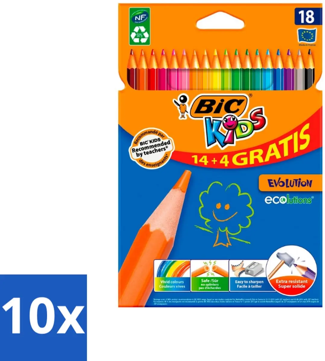 Bic Kids Kleurpotloden 18 Stuks