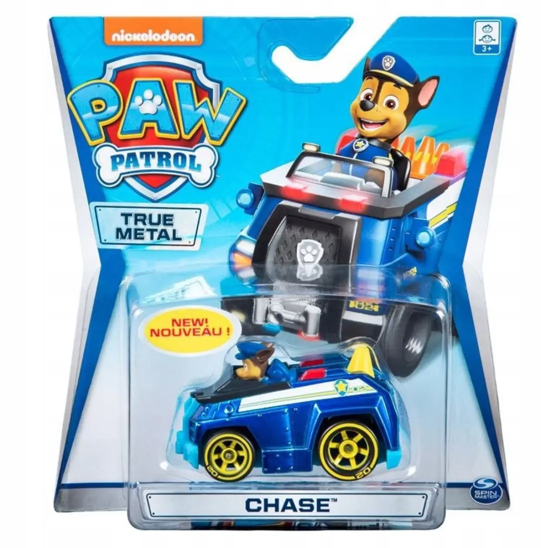 PAW Patrol True Metal Chase Voertuigset