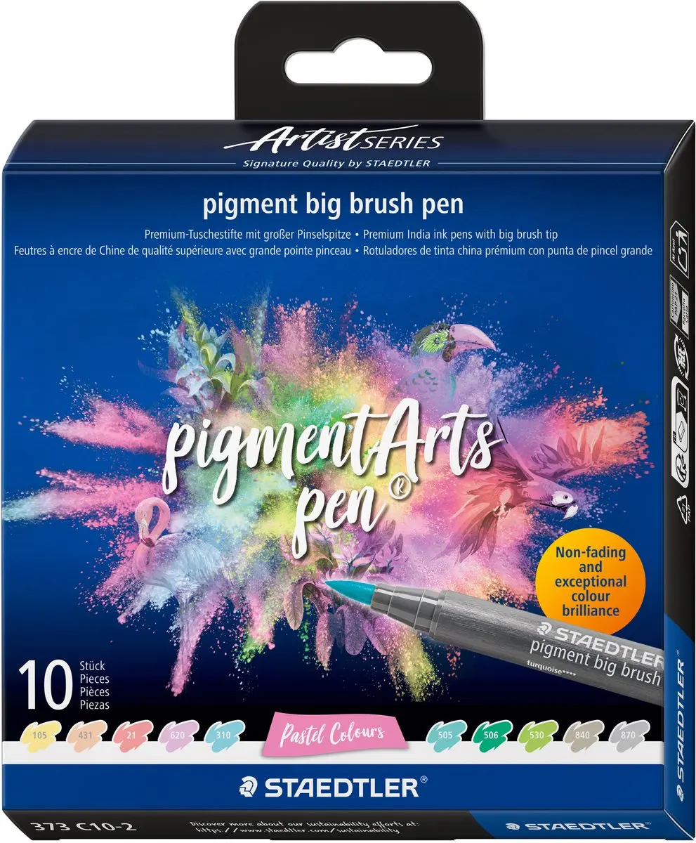 STAEDTLER Artist Series Pigment Arts Pen Big Brush