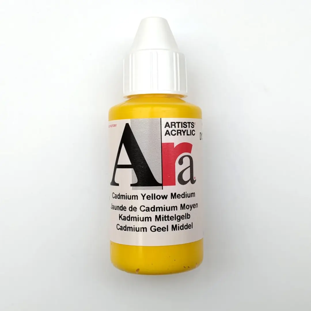 Ara Acrylverf Cadmium Geel Middel 100ml