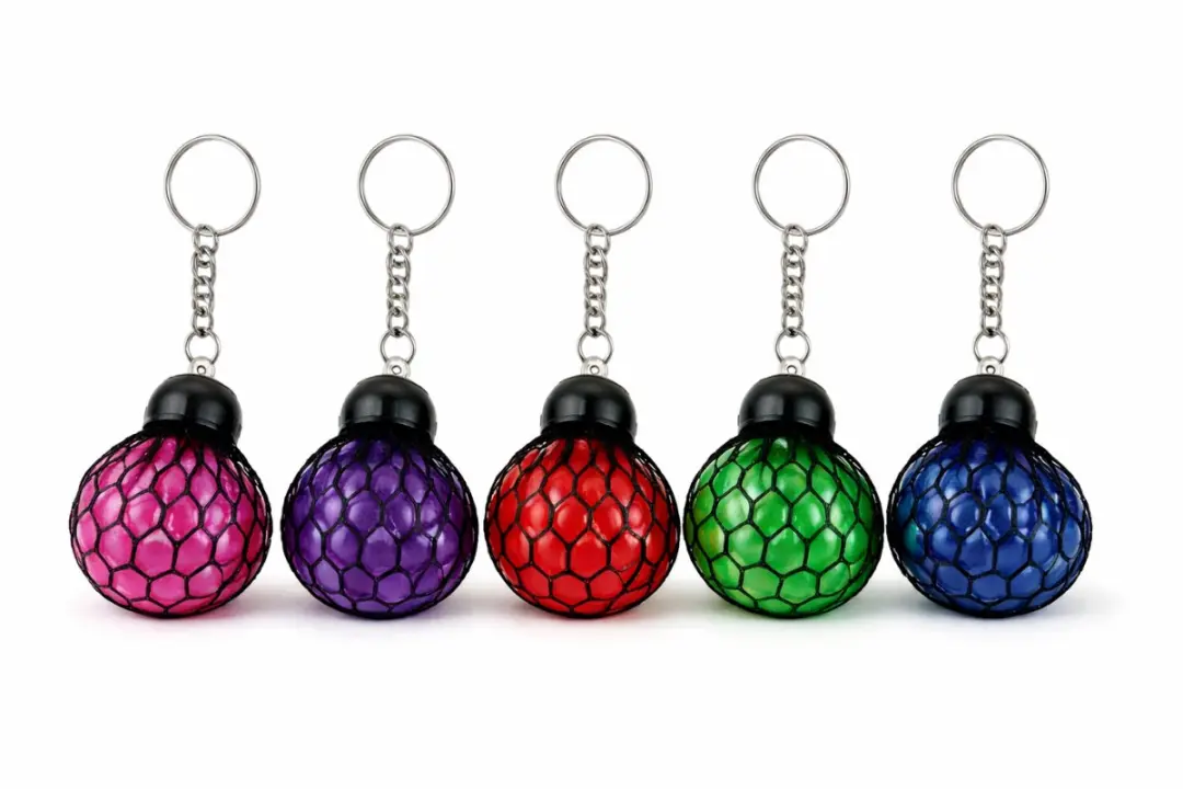 Eddy Toys Mesh Stressbal Sleutelhanger