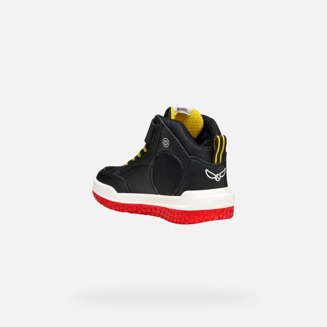 Geox Buzzerlight Jongens Skateschoenen 28 - Zwart/Rood