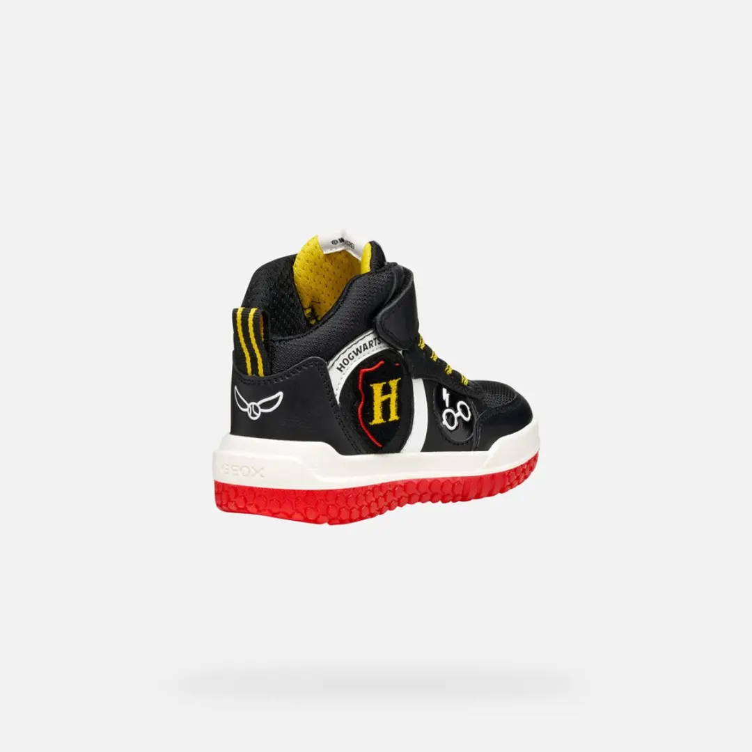 Geox Buzzerlight Jongens Skateschoenen 28 - Zwart/Rood