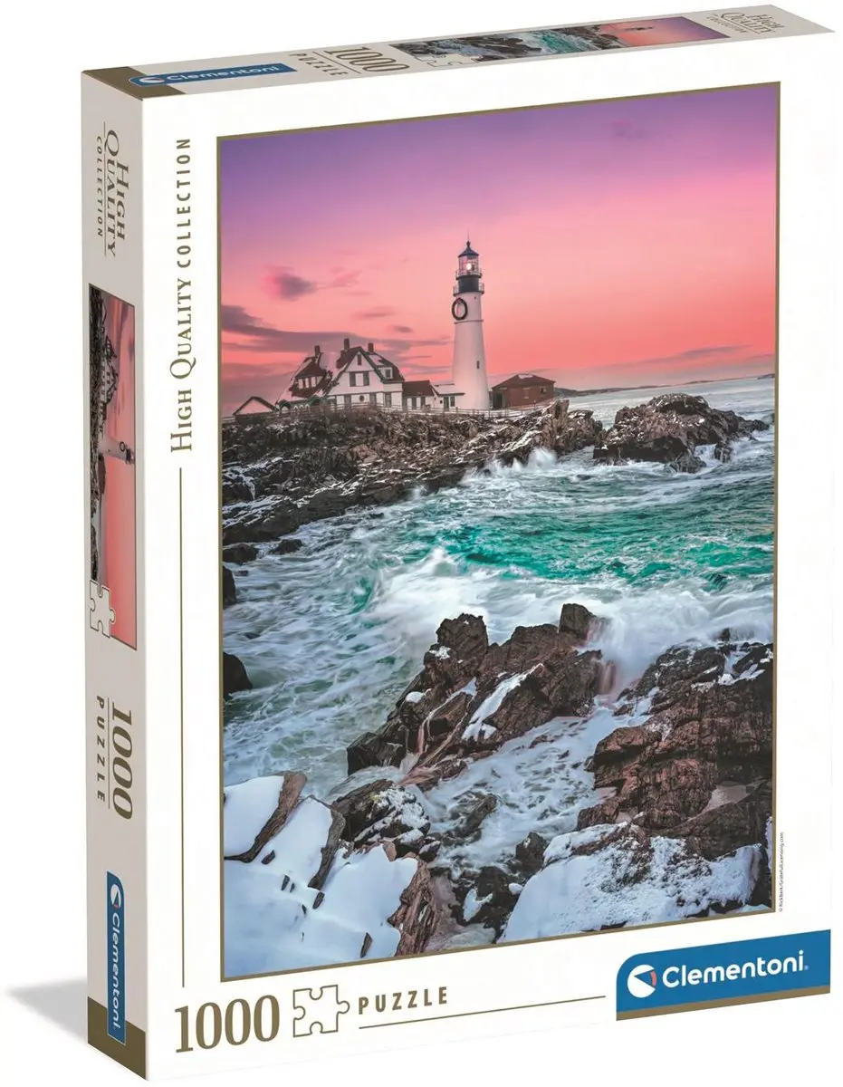 Clementoni First Snow at Portland Head Legpuzzel 1000 Stuks