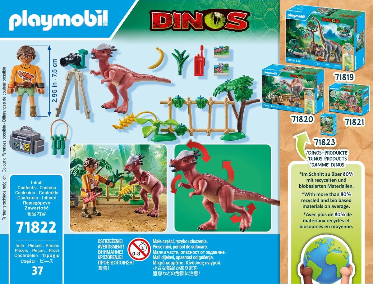 Playmobil Dinos Stygimoloch Observatie 71822 - Multicolor