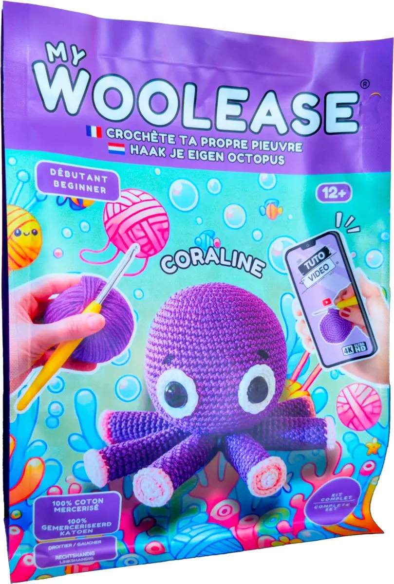 Geronimo Games My WooLease Haakpakket Coraline de Octopus