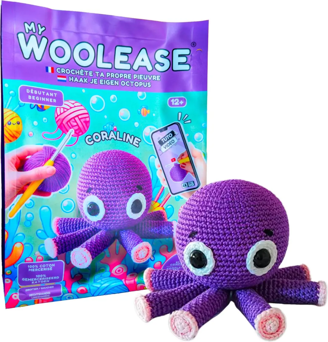 Geronimo Games My WooLease Haakpakket Coraline de Octopus - DIY - 1 Stuks