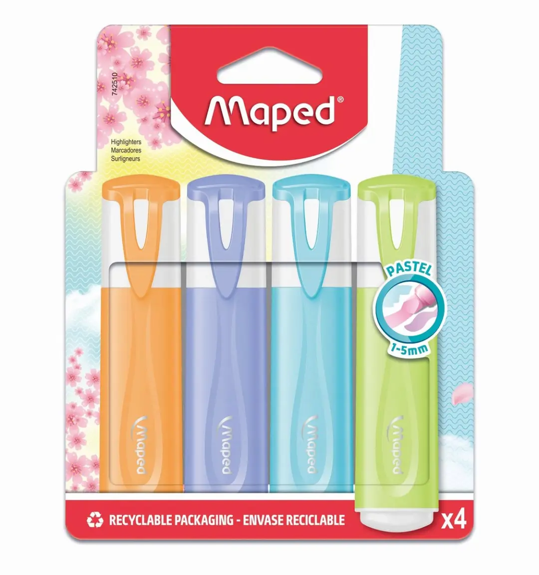 Maped Klassiek Pastel Mix Zakrekselaars