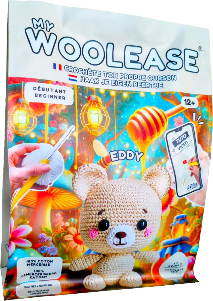 Geronimo Games My Woolease Haakpakket Eddy the Bear