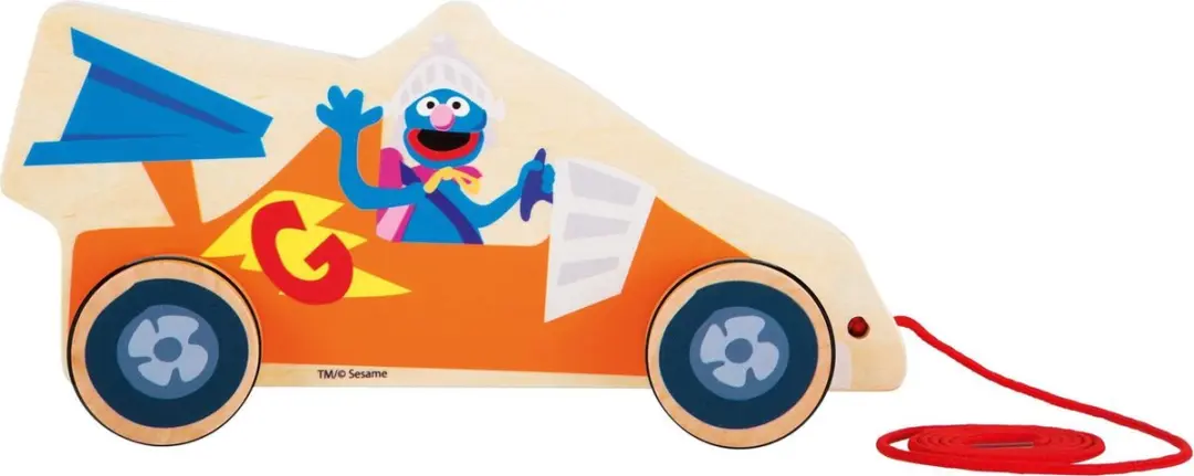 Small Foot Sesamstraat Houten Raceauto 20cm