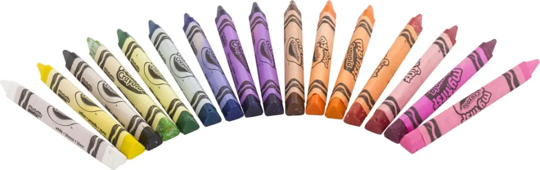 Crayola Mini Kids Driehoekig Waskrijt 16 Stuks - Veelkleurig