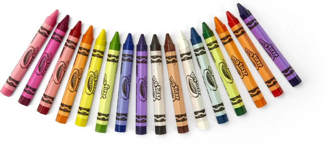 Crayola Mini Kids Driehoekig Waskrijt 16 Stuks - Veelkleurig
