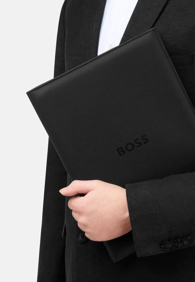 BOSS Formation Line A4 Schrijfmap - Zwart