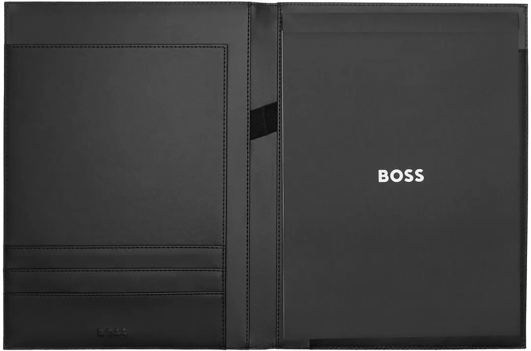 BOSS Formation Line A4 Schrijfmap - Zwart