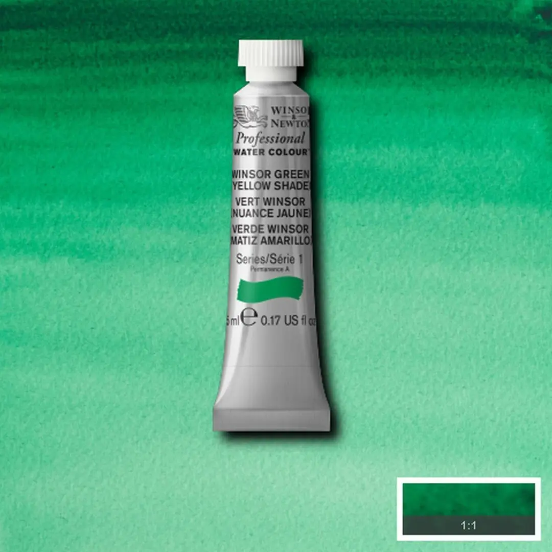 Winsor & Newton Winsor Green (Yellow Shade) Waterverf 5ml