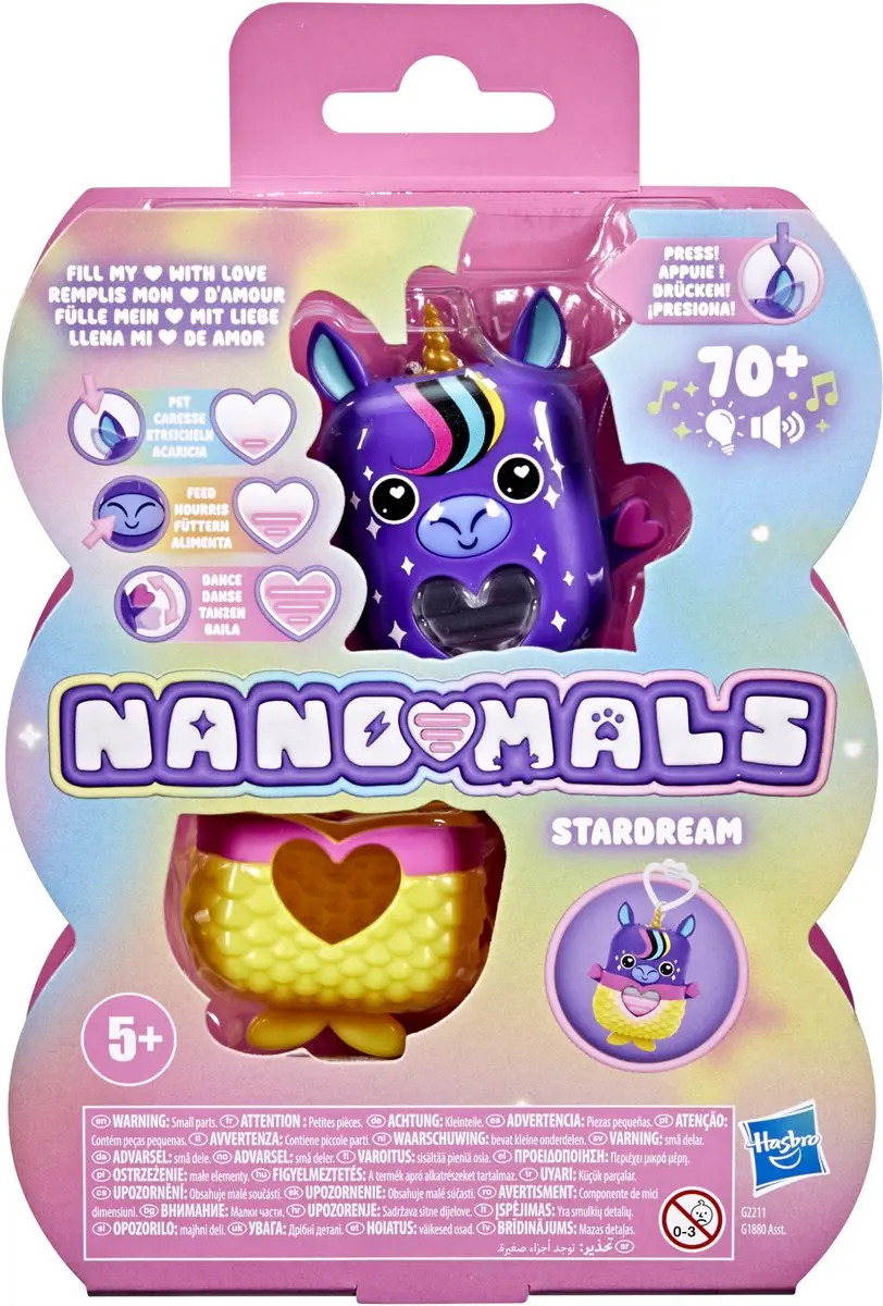 Hasbro Nanomals Stardream De Eenhoorn - Meerkleurig