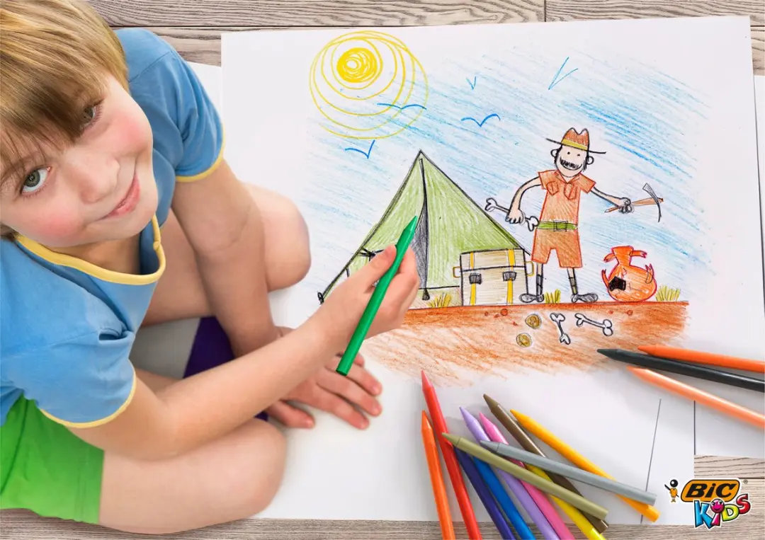 Bic Kids Plastidecor Waskrijtjes 24 Stuks - 8 Kleuren