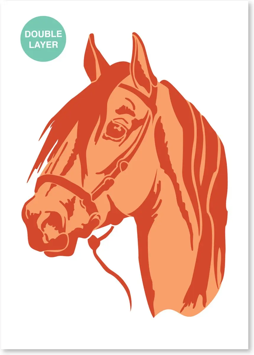 Levi's Paard Sjabloon A3