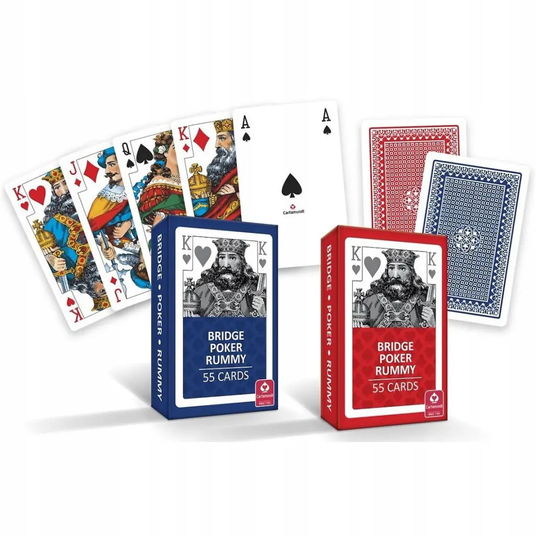Cartamundi Speelkaarten Poker & Bridge - 55 Kaarten