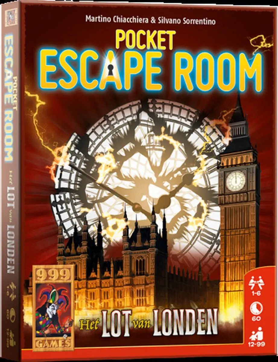 999 Games Pocket Escape Room Het Lot van Londen Breinbreker 999-POC02