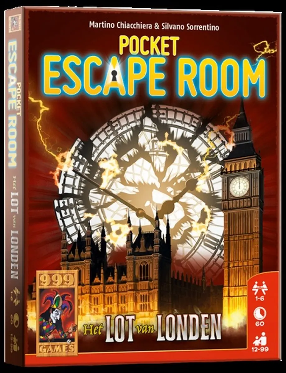 999 Games Pocket Escape Room Het Lot van Londen Breinbreker 999-POC02